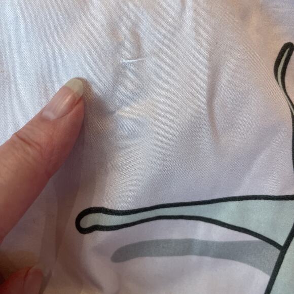 Sleepy Cat Quilted Comforter Twin Size Pink 66"x90" Amazon Basics Oeko-Tex - Picture 9 of 11